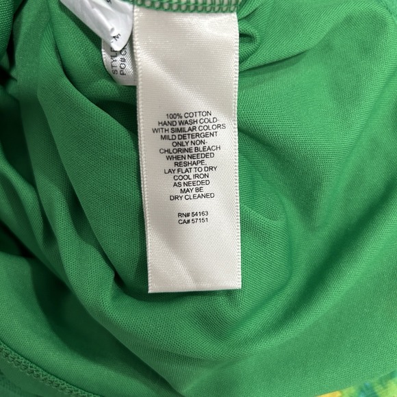 NWT!!! Eliza J Women's Size Medium 100% Cotton Sleeveless Green Midi Dress Lined - Picture 9 of 9